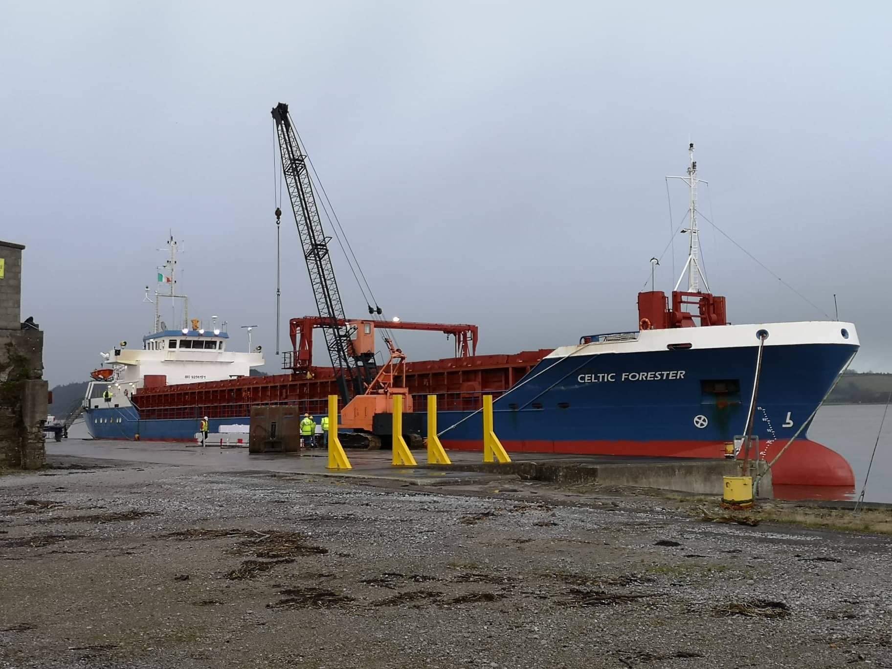Transit: CELTIC FORESTER entering English South Coast at The Dover Strait