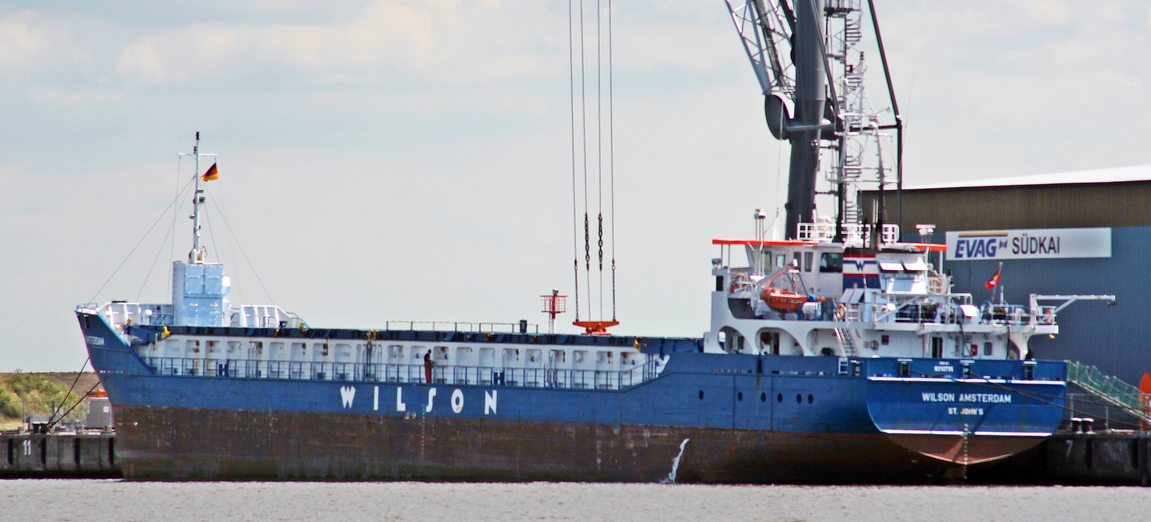 Humber Departure: WILSON AMSTERDAM    