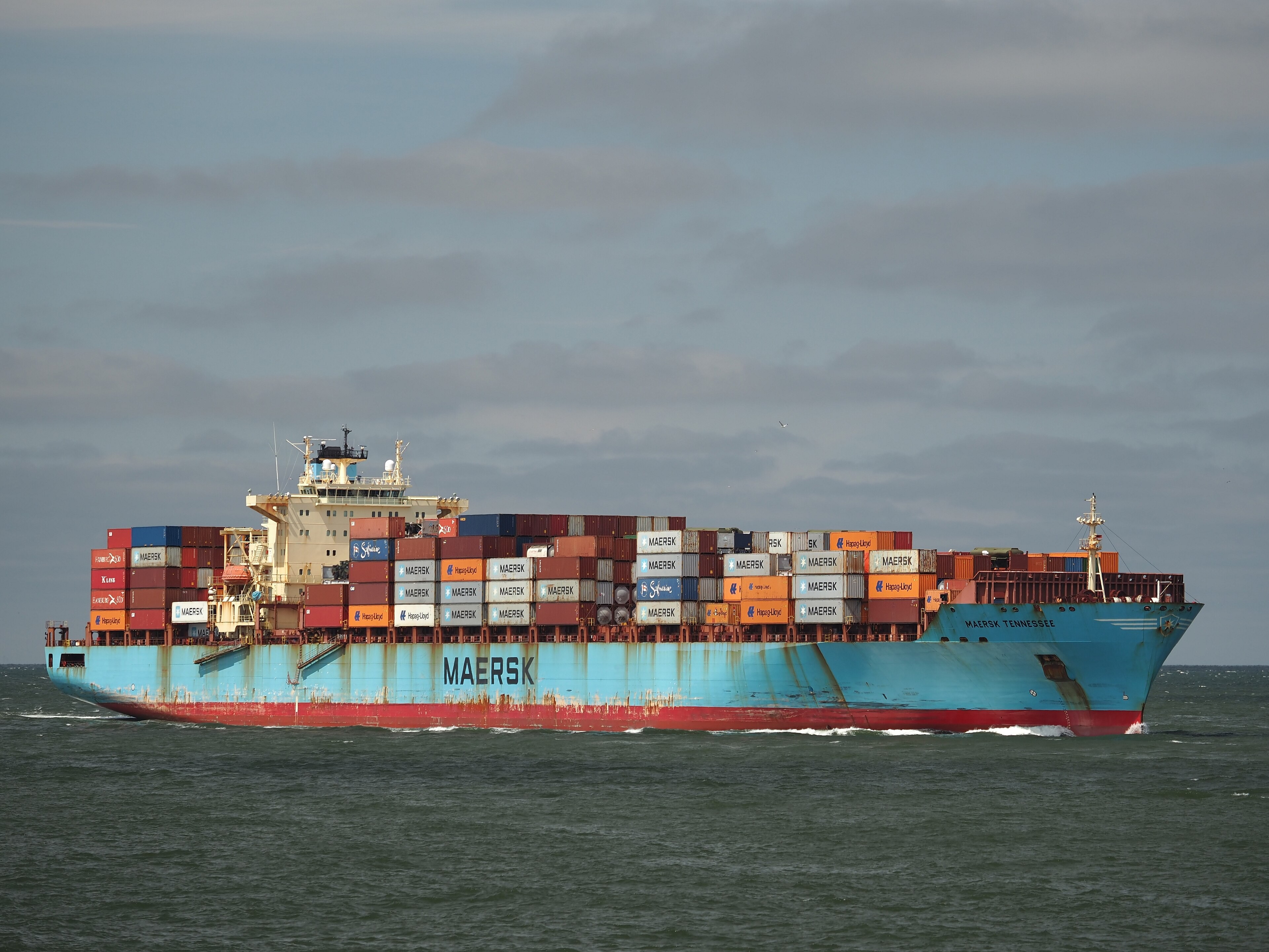  Scottish North Coast - MAERSK TENNESSEE transiting Pentland Firth