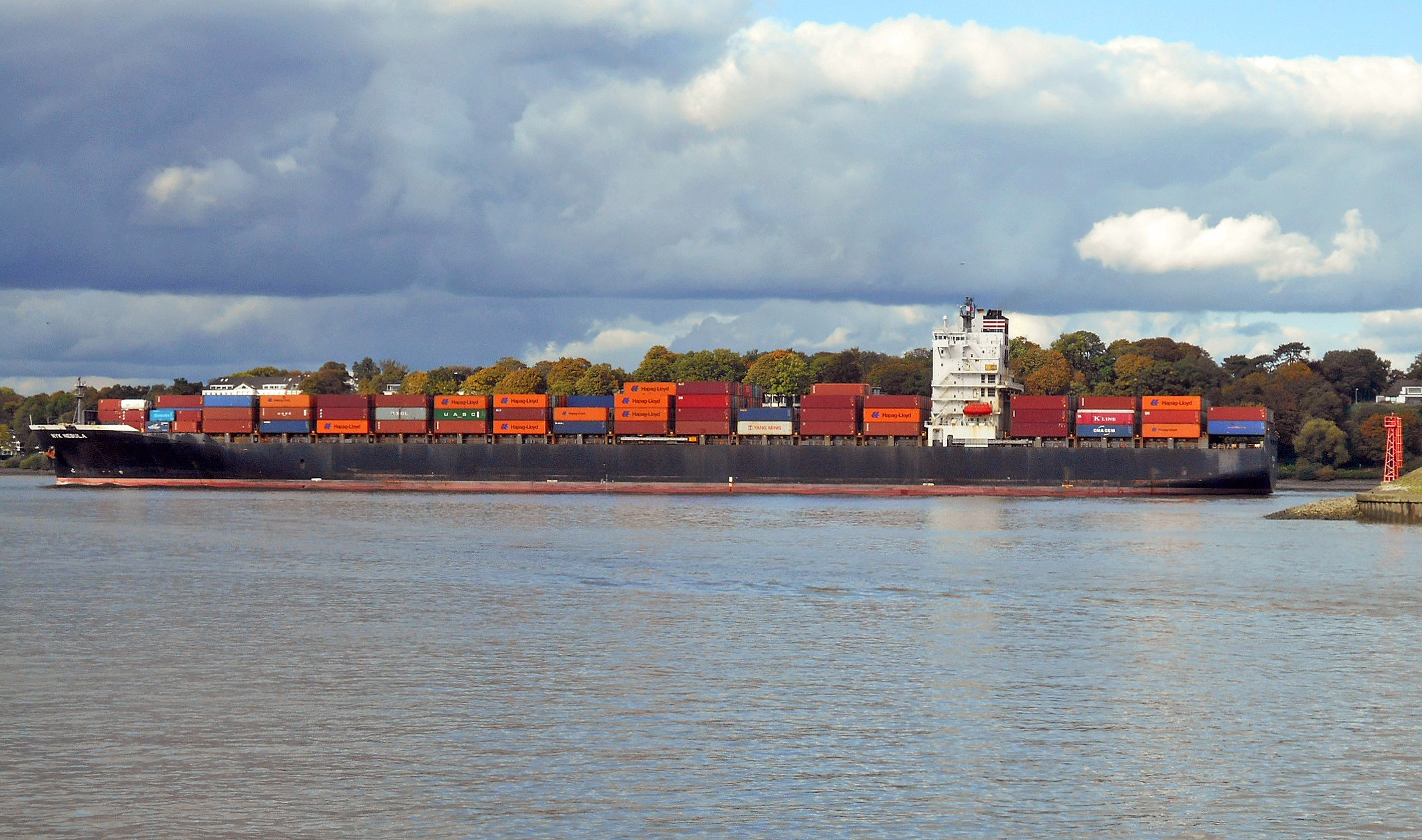 Transit: NYK NEBULA           entering English South Coast at The Dover Strait