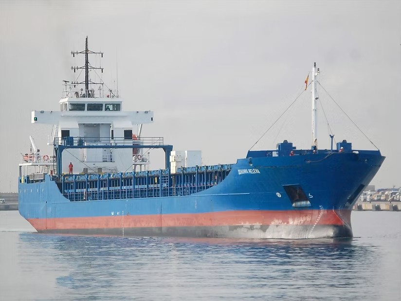 Transit: JOHANNA HELENA       entering English South Coast at The Dover Strait