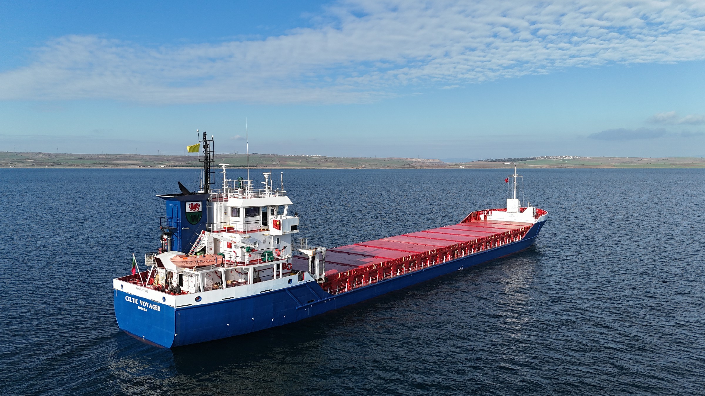 Transit: CELTIC VOYAGER       entering English South Coast at The Dover Strait