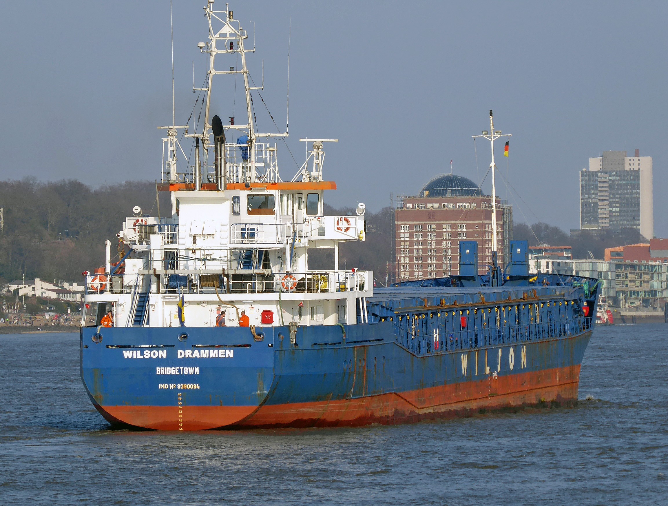  Irish Sea - WILSON DRAMMEN       transiting St Georges Channel