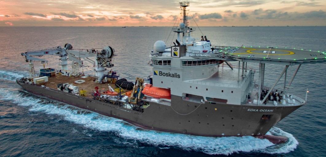 Transit: BOKA OCEAN           entering English South Coast at The Dover Strait