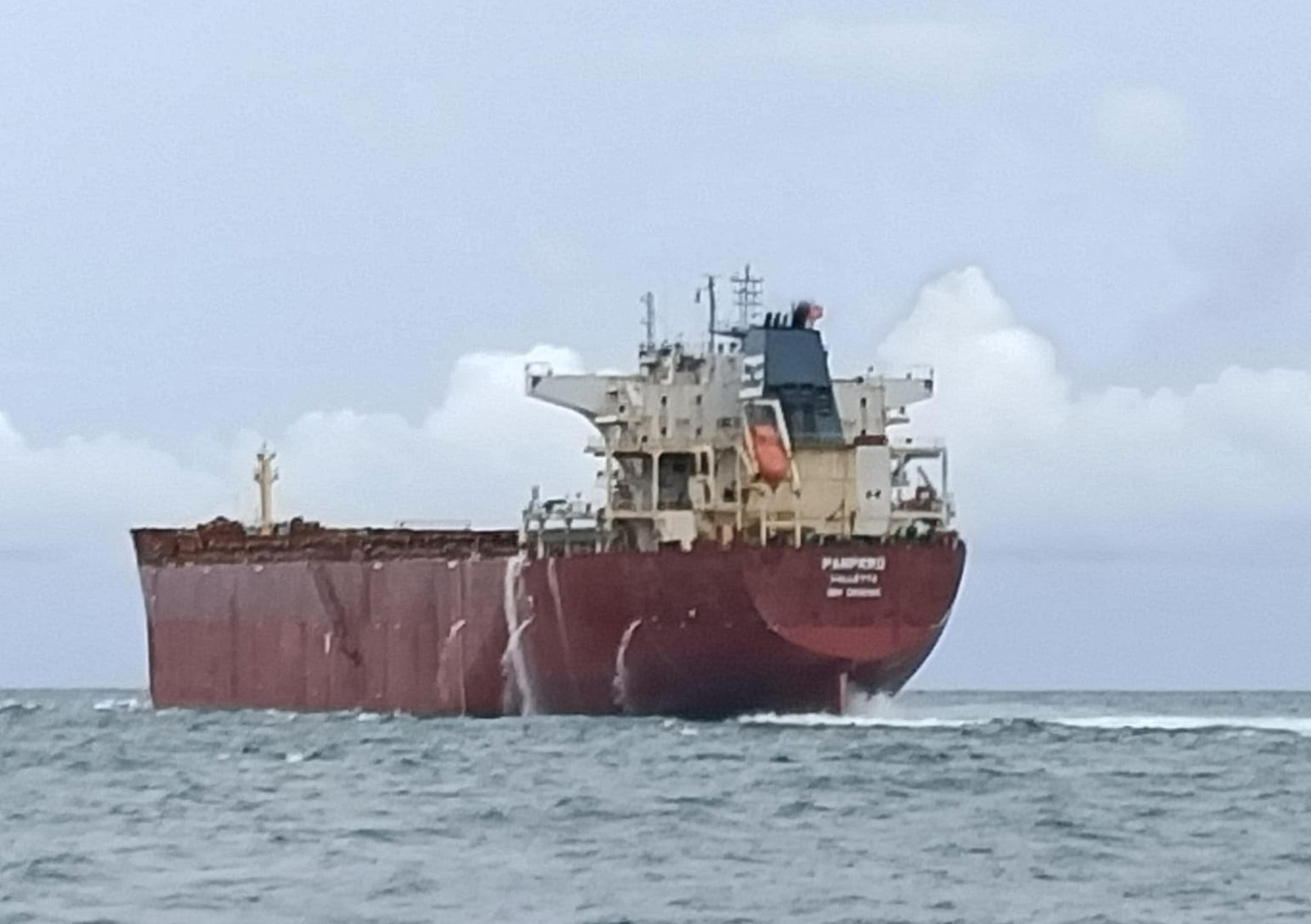 Transit: PAMPERO entering English South Coast at The Dover Strait