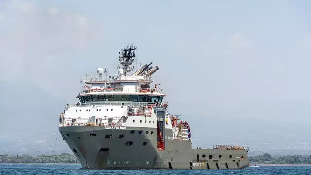 Transit: BOKA FULMAR          entering English South Coast at The Dover Strait