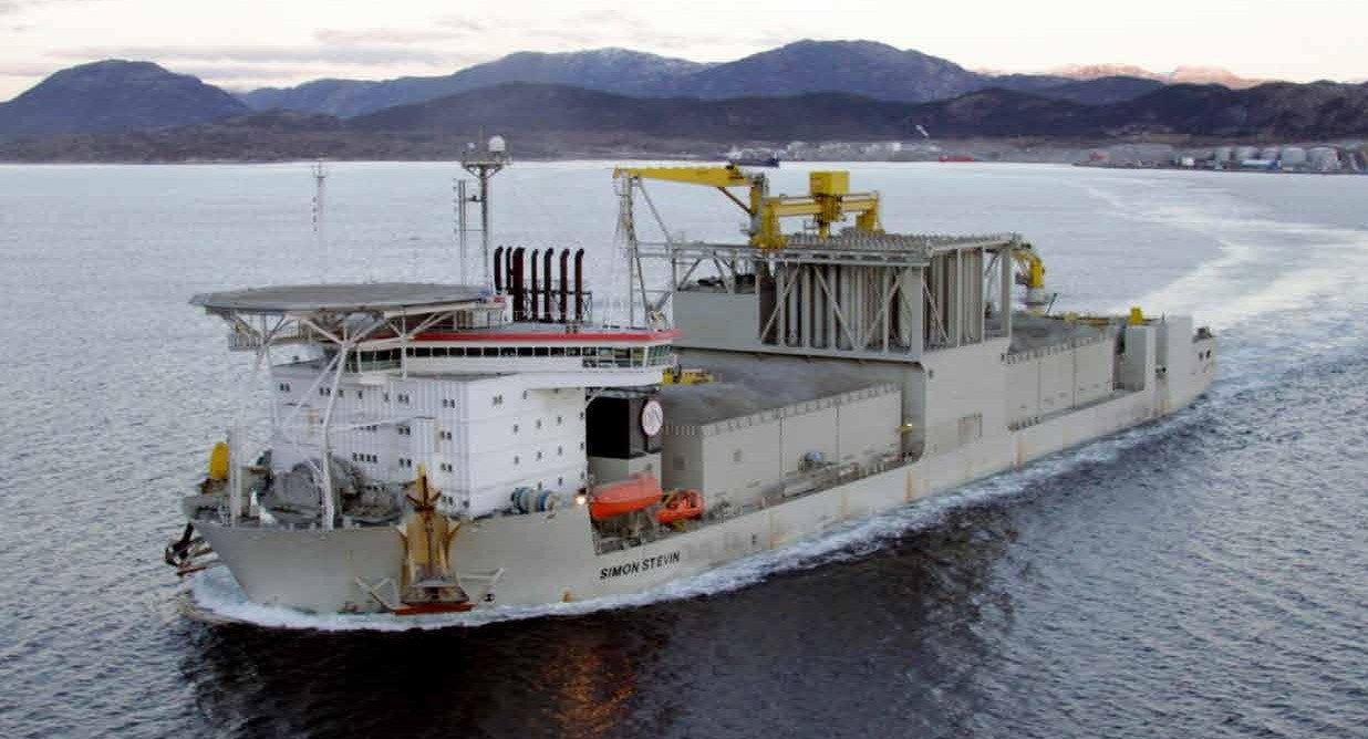  Irish Sea - SIMON STEVIN transiting North Channel Belfast