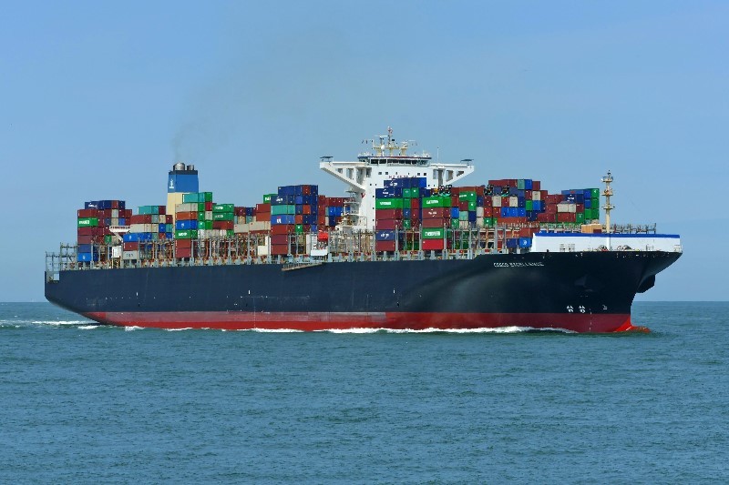  Celtic Sea - COSCO EXCELLENCE     transiting Celtic Sea