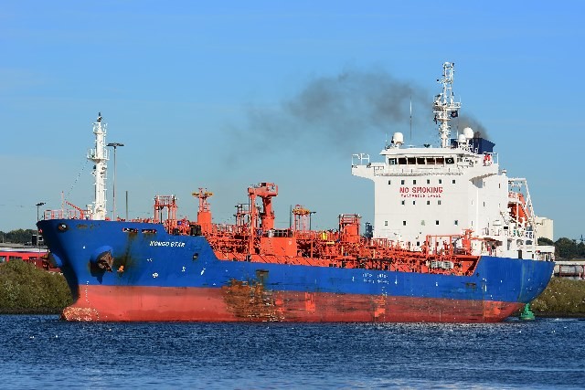 Transit: KONGO STAR           entering English South Coast at The Dover Strait