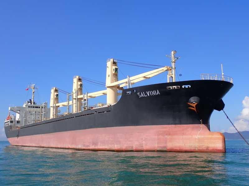 Transit: SALVINIA             entering English South Coast at The Dover Strait