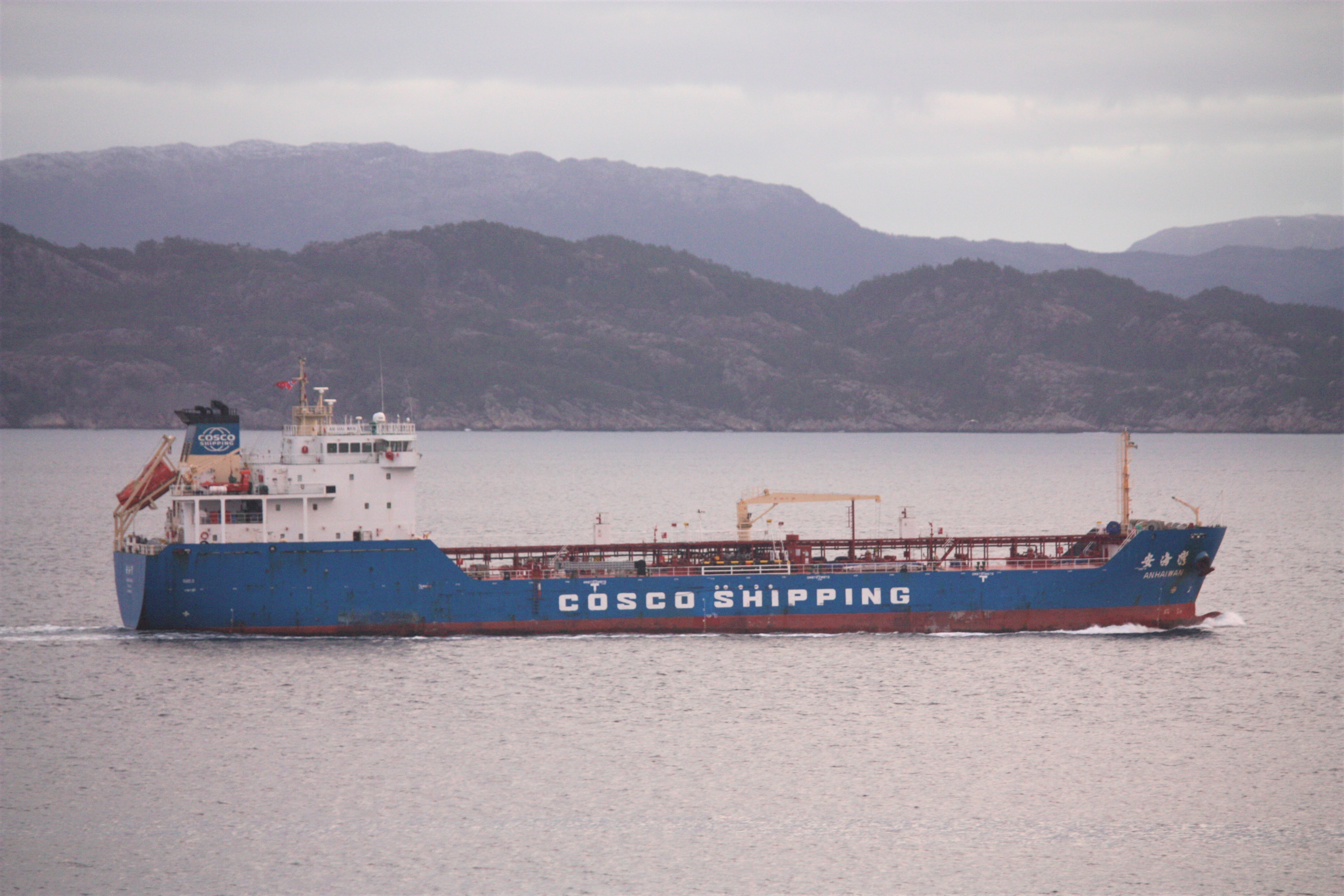  Irish Sea - AN HAI WAN           transiting North Channel Belfast