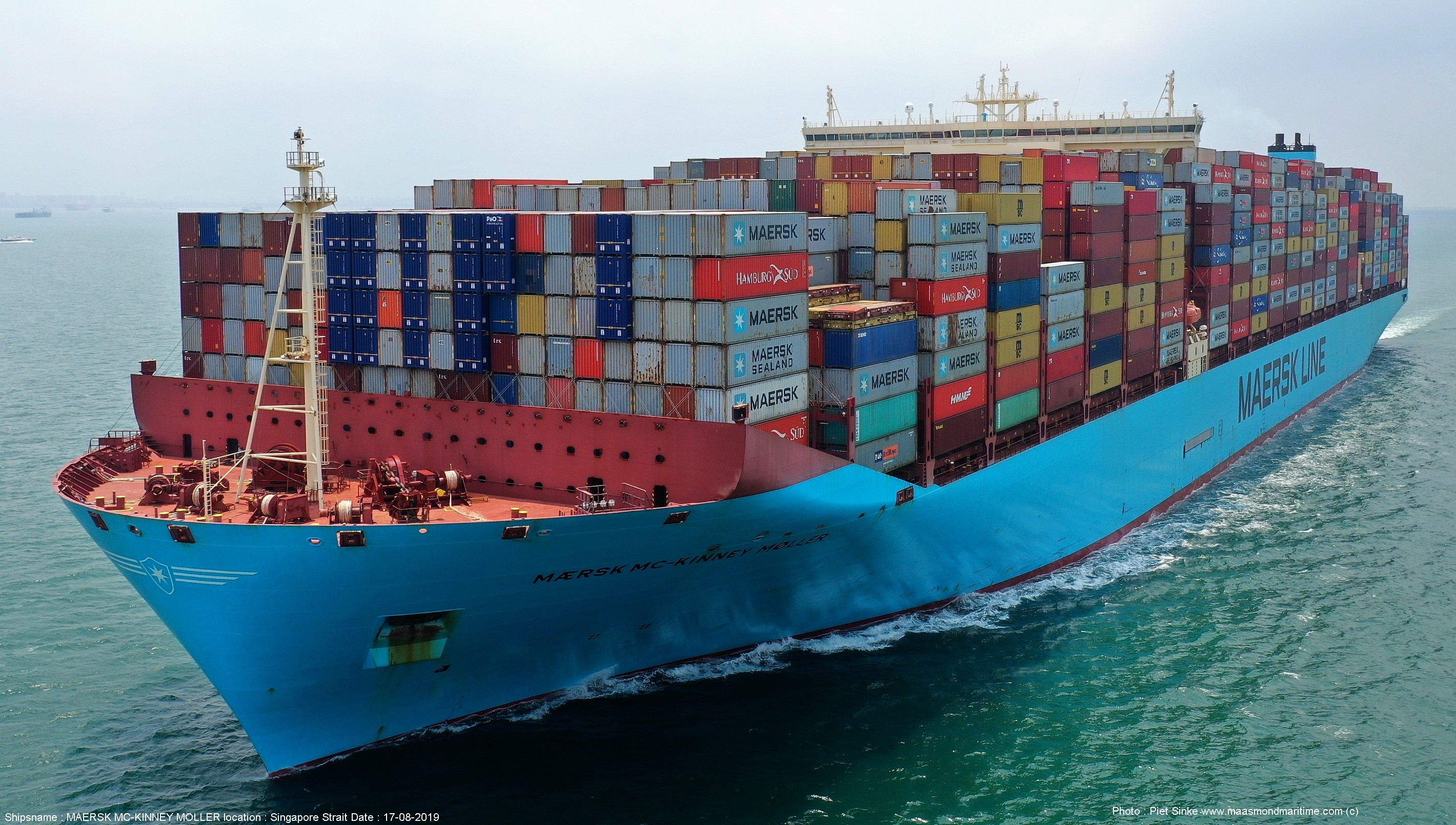  Celtic Sea - MAERSKMCKINNEYMOLLER transiting Celtic Sea