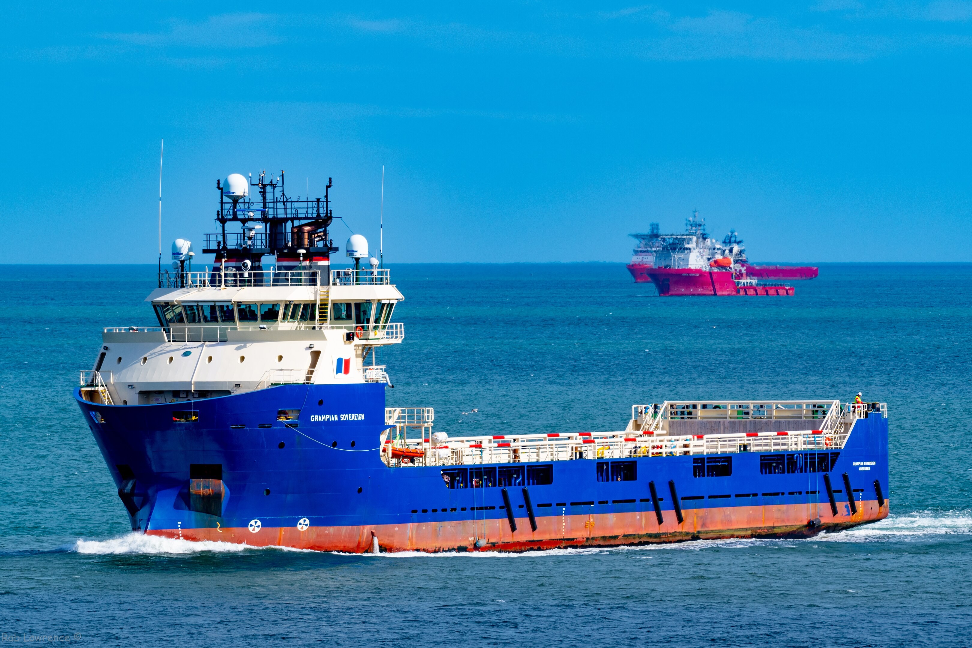  Scottish East Coast - GRAMPIAN SOVEREIGN   transiting Aberdeenshire Coast