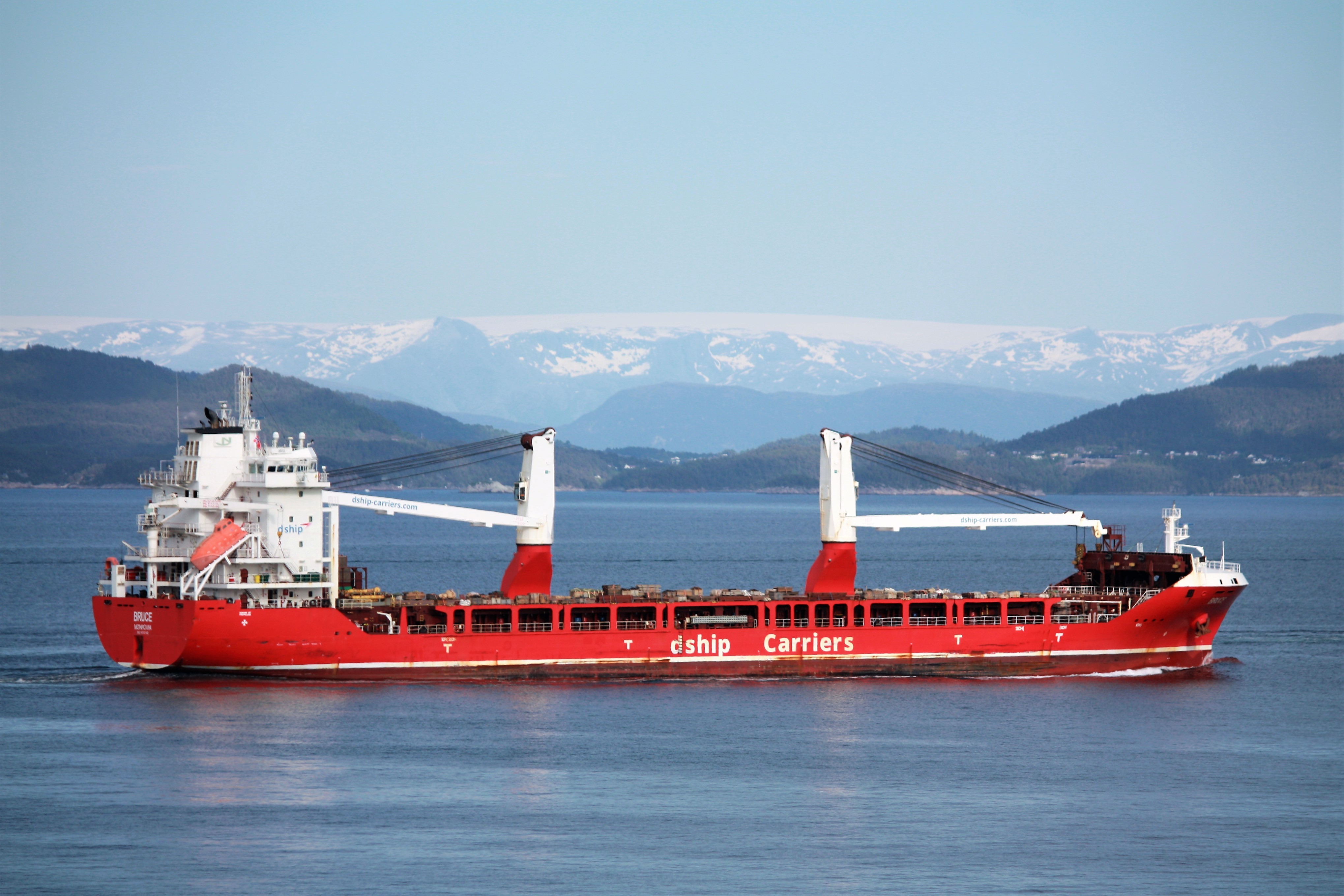 Transit: BRUCE                entering English South Coast at The Dover Strait