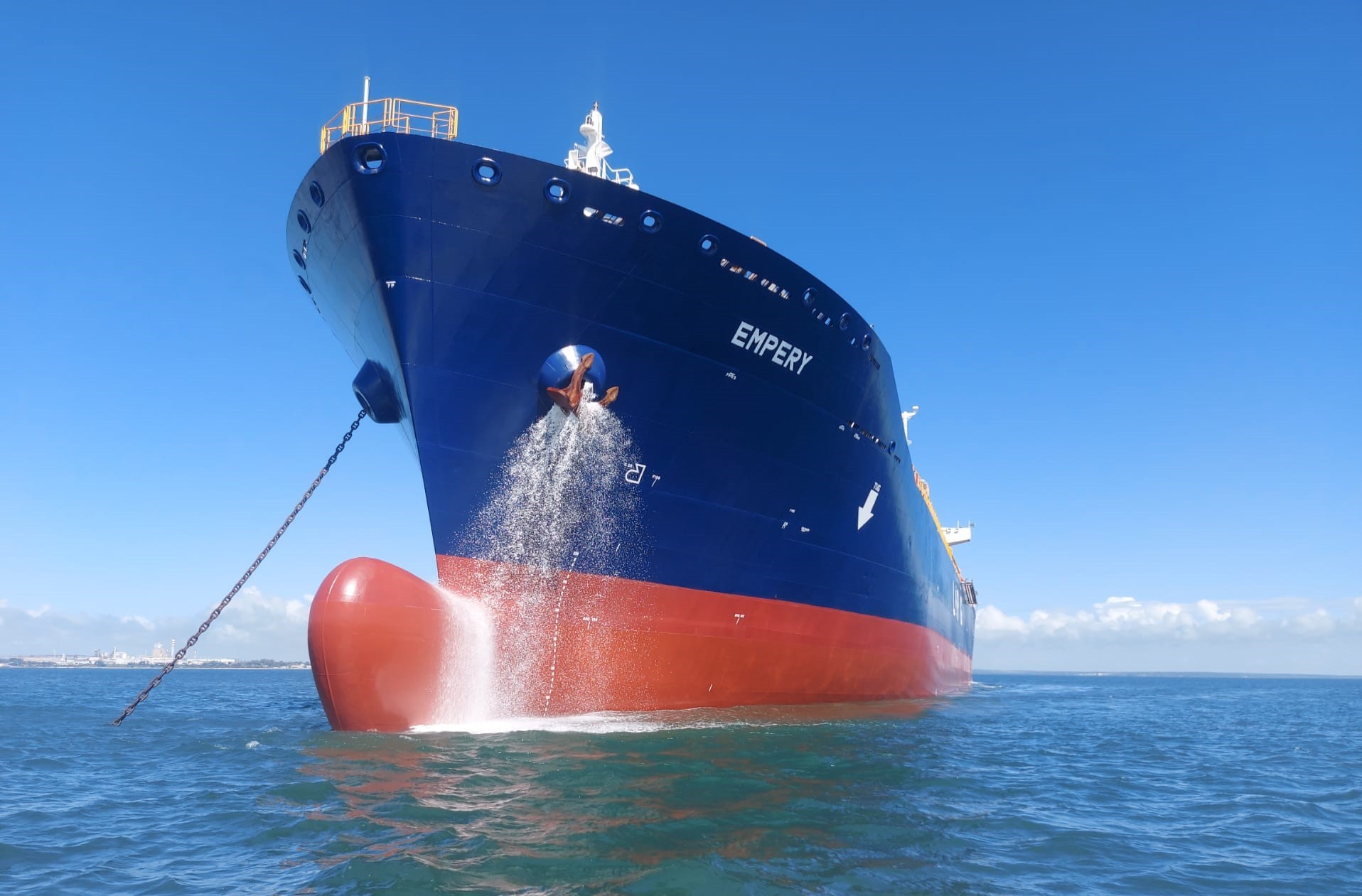 Transit: EMPERY               entering English South Coast at The Dover Strait