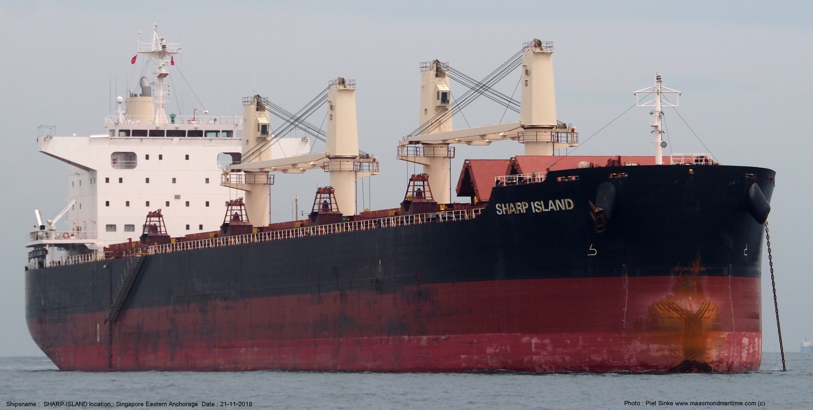 Transit: SHARP ISLAND         entering English South Coast at The Dover Strait