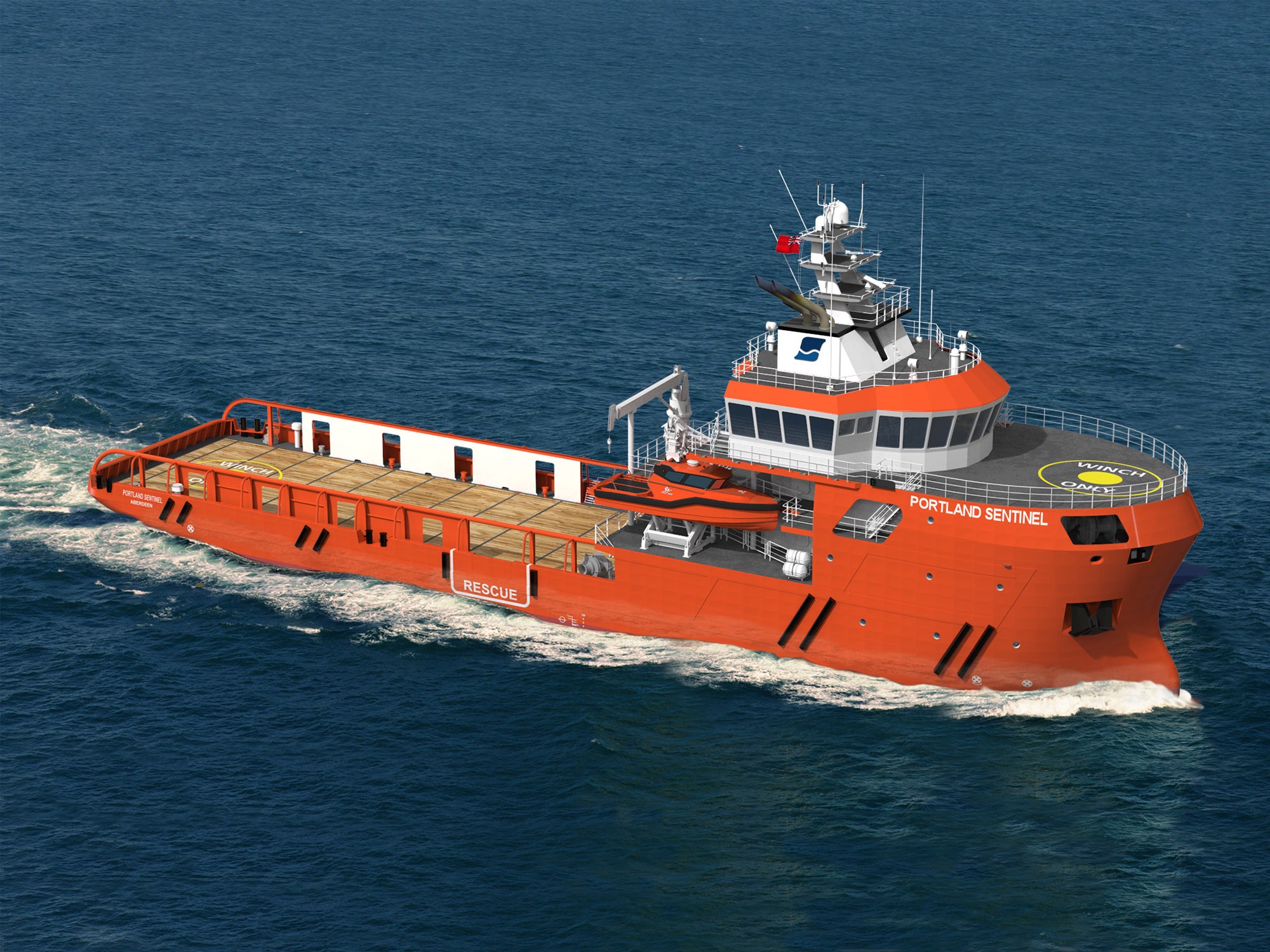  Scottish East Coast - PORTLAND SENTINEL    transiting Aberdeenshire Coast