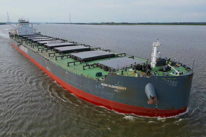  Celtic Sea - HEIDE OLDENDORFF     transiting Celtic Sea