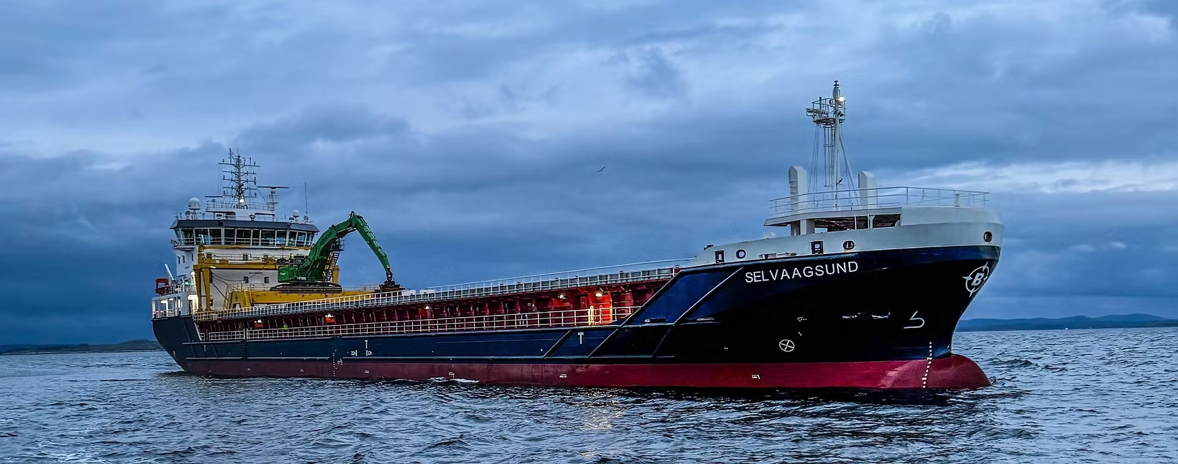 Transit: SELVAAGSUND          entering English South Coast at The Dover Strait