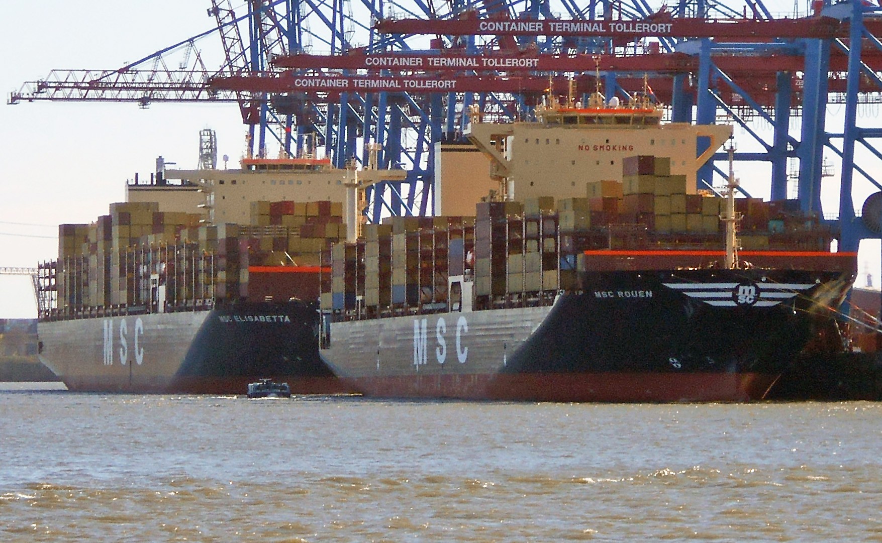 Transit: MSC ROUEN            entering English South Coast at The Dover Strait
