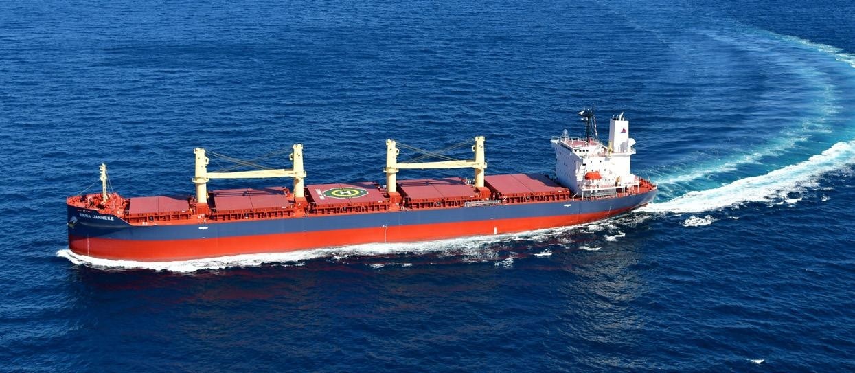 Transit: EMMA JANNEKE         entering English South Coast at The Dover Strait