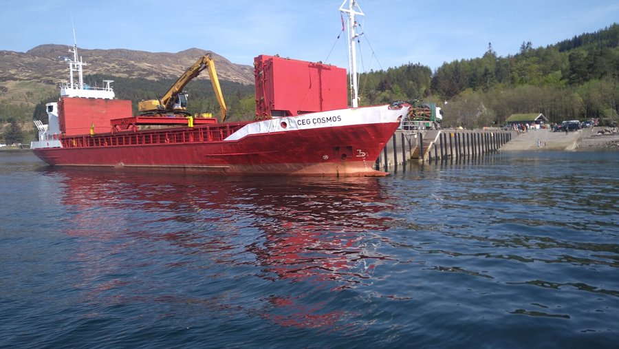  Irish Sea - CEG COSMOS transiting Irish Sea East of Man