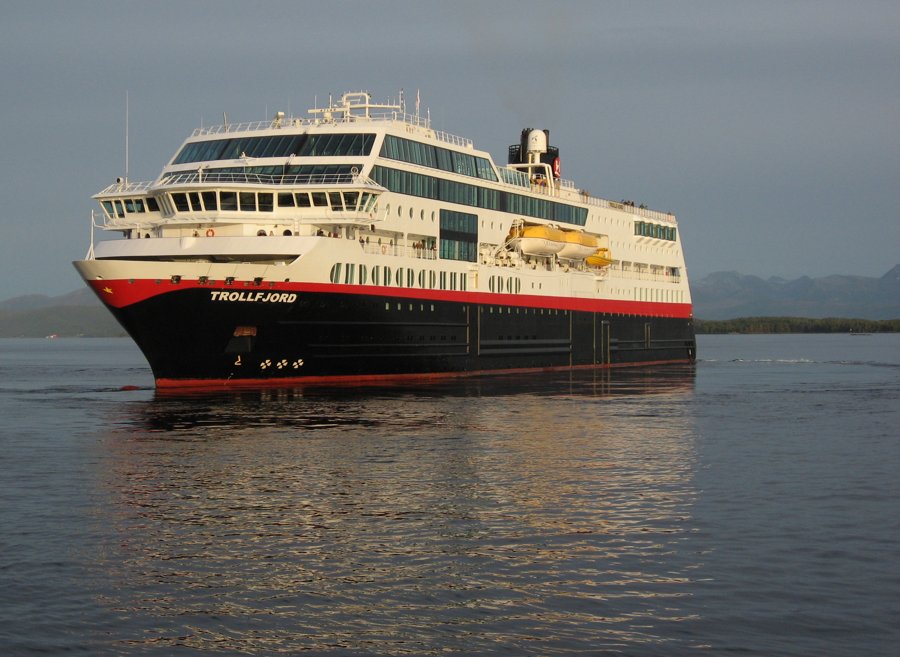 Photograph of the Passenger (Cruise) Ship / Ro-Pax: TROLLFJORD (IMO: 9233258). Documented in UK and Regional Shipping Movements.