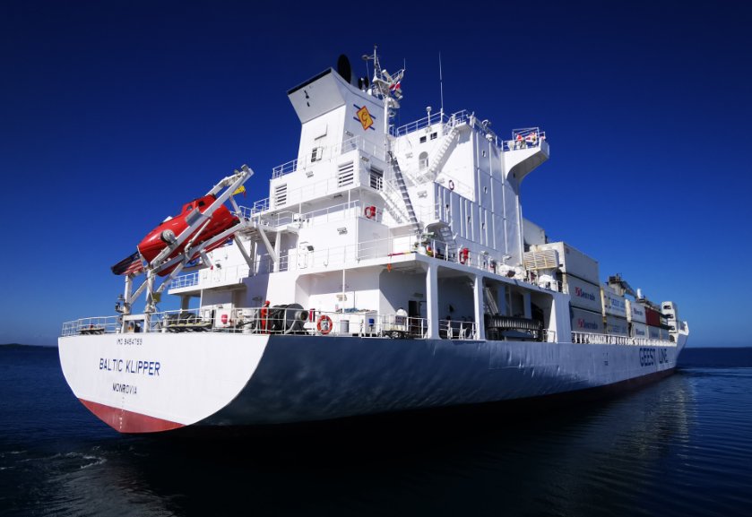 Transit: BALTIC KLIPPER       entering English South Coast at The Dover Strait