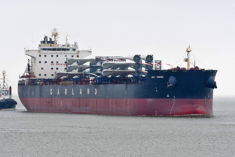  Celtic Sea - JOLLY DANUBE         transiting Celtic Sea