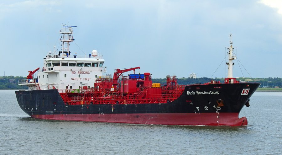  Irish Sea - STOLT SANDERLING     transiting Irish Sea off Dublin