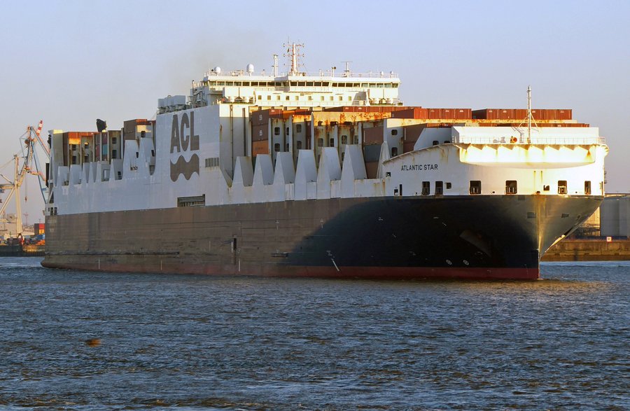  Irish Sea - ATLANTIC STAR        transiting North Channel Belfast