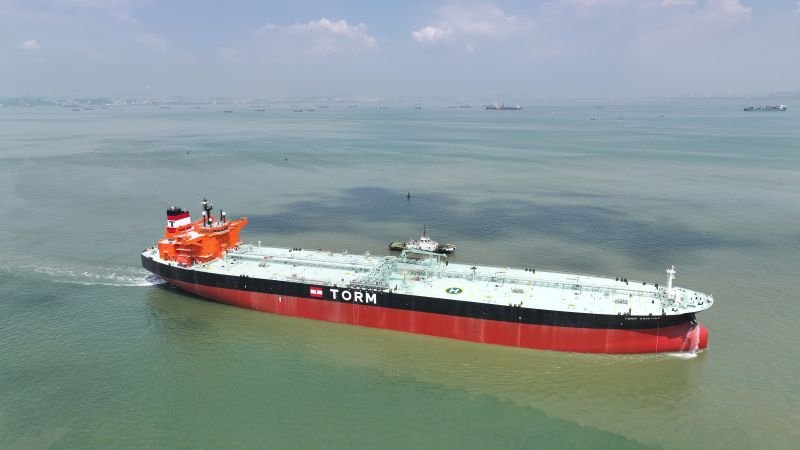  Celtic Sea - TORM KRISTINA transiting Celtic Sea