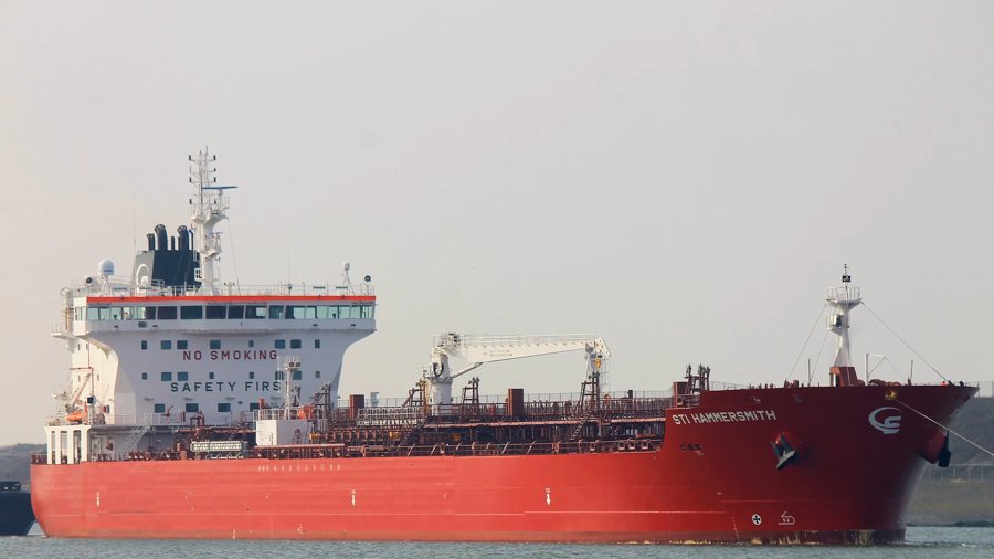 Transit: STI HAMMERSMITH      entering English South Coast at The Dover Strait