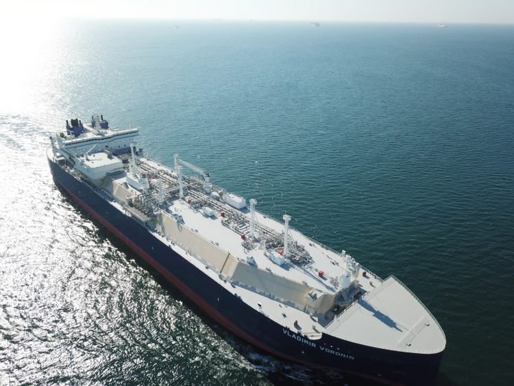 Transit: VLADIMIR VORONIN entering English South Coast at The Dover Strait