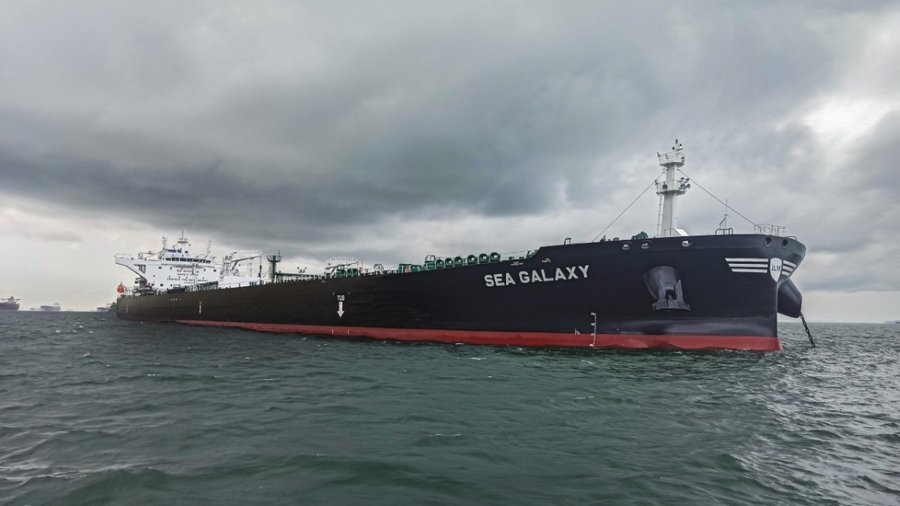 Transit: SEA GALAXY           entering English South Coast at The Dover Strait