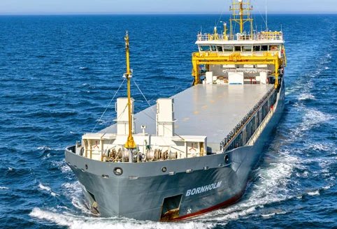 Transit: BORNHOLM             entering English South Coast at The Dover Strait