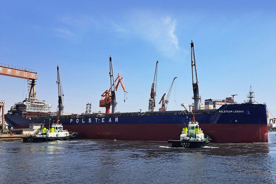 Irish Sea - POLSTEAM LEBSKO      transiting St Georges Channel