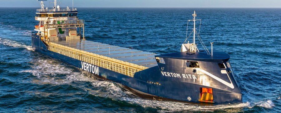 Transit: VERTOM RITA          entering English South Coast at The Dover Strait